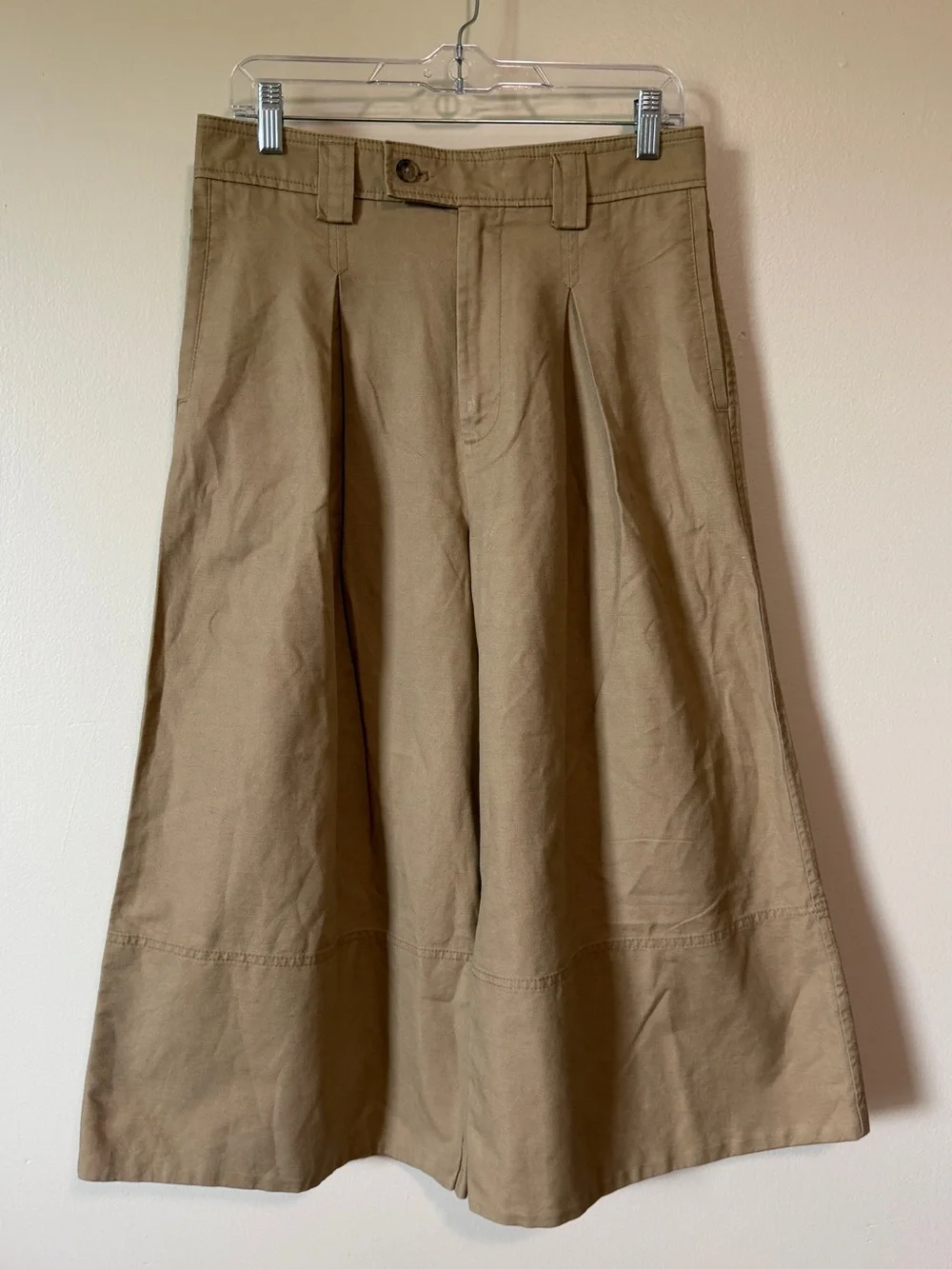 Banana Republic Archive explorer high waisted wide leg culotte trouser pants 6